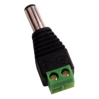 5.5/2.1mm Male Power Plug Adapter