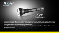 Bronte X20 CREE XML- U2 LED tactical flashlight max. 800 Lumens
