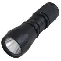 Taschenlampe mit 3W Luxeon LED, schwarz