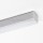Profilblende für Aluminium Profil 029, KLUS LIPOD Endkappe C24004C10 geschlossen, weiß ral9010