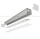 Aluminum profile, anodised, ideal for LED strips, 1 meter