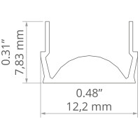 Abdeckung LENSO 1m