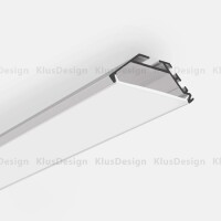 Aluminium Profil 016, KLUS KOPRO schwarz eloxier...