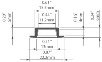 MICRO-NK weiß lackiert 3m