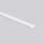 Abdeckung für Aluminium Profile 030  Milchig, 3m
