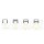Aluminum profile, anodised, ideal for LED strips, 2 meter