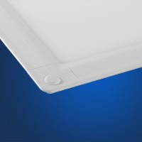 Ultraslim LED Panel, built-in, assembly and pendant light / 300x300mm, 18W, 1680 Lumen, 4000-4200K Neutral white, housing in white