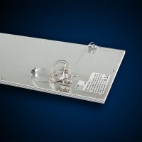 LED Paneel Ultra-slank Hoekig 1195x595mm 80W 7260 lumens warm wit, behuizing in zilver, dimbaar