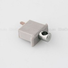 Profilblende für Aluminium Profil 002, KLUS MICRO Adapter mit Stromversorgung 1443, Endkappe, Grau