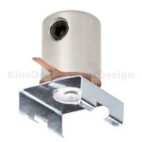 Abhängungskopf mit Stromklemme und Befestigungsklammer für Aluminium Profil 005, KLUS DP-45-MOC-ZZ Abhängung 00654