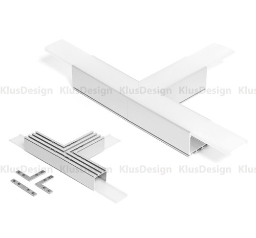Verbinder f&uuml;r Aluminium Profile, KLUS ZM-180 Verbindungsst&uuml;ck 42717, 180&deg; Winkel