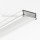 Aluminium Profil 015, KLUS TAMI B5390ANODA, eloxiert, ideal für LED Streifen, 1 Meter