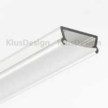 Aluminium Profil 015, KLUS TAMI B5390ANODA, eloxiert, ideal für LED Streifen, 2 Meter