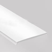 Straight cover for aluminum profile 016, 032, KLUS 17091, POLYCARBONATE satined, 1m