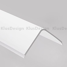 Abdeckung für Aluminium Profil 016, KLUS KOPRO-K 17093, satiniert, 1m