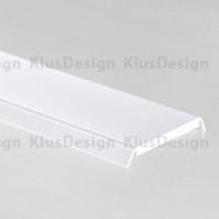 Cover for aluminum profiles 018, 019, 026-029, 039-042, 048, 056, 057 KLUS HS22 17011, satined, 1m