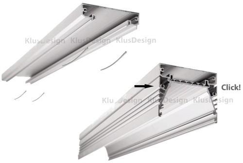 Flachfeder f&uuml;r Aluminium Profile, KLUS BLOK Flachfeder 42731