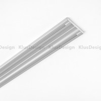 Montageprofil / Montageleiste für Aluminium Profil 013, KLUS TEST-36 Befestigungsprofil B6639ANODA, 1m