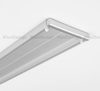 Montageprofil / Montageleiste für Aluminium Profil 017, KLUS TETRA-78 Befestigungsprofil W4508ANODA, 1m