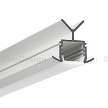 Aluminium Profil 023, KLUS POR B6144ANODA, eloxiert, ideal f&uuml;r LED Streifen, 2 Meter
