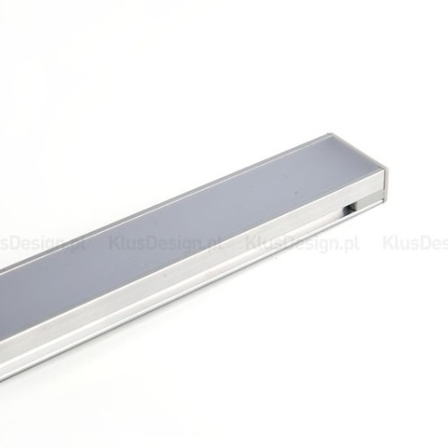 Profilblende für Aluminium Profil 024, KLUS HR Endkappe 00010, geschlossen, Grau