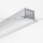 Aluminium Profil 027, KLUS LARKO B5552ANODA, eloxiert, ideal für LED Streifen, 2 Meter