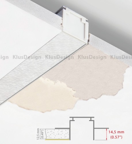 Montageprofil / Montageleiste f&uuml;r Aluminium Profile 028, 029, 040, KLUS TEKNIK-V1 B5555V1NA, 1m