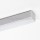 Aluminium Profil 029, KLUS LIPOD B5554ANODA, eloxiert, ideal für LED Streifen, 1 Meter