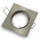 Mounting frame / mounting ring downlight, square, cast steel, satin, GU10 MR16 GU5.3, ideal for LED, 242946