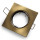 Mounting frame / mounting ring downlight, square, cast steel, bronze patina, GU10 MR16 GU5.3, ideal for LED, 242953