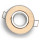 Montageframe / plafondmontage ring, zwenkbare, Downlight,  ronde, aluminium, geborsteld goud, GU10 MR11 GU4 (Ø 35mm bulb), 244865