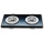 Mounting frame / ceiling mounting ring, downlight, square, glass - aluminum, black, 2x GU10 MR16 GU5.3, ideal for LED, 246418