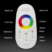 Mi-Light / Touch RGBW LED Strip Controller with remote controller/ 16 million colors, Brightness adjustable