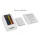 MiBoxer / 4-Zonen Color Temperature LED Strips Controller / Lichtfarbe: warmweiß bis kaltweis, Dimmbare Helligkeit / für CCT Strips / Wireless Light Control / Kabellose Lichtsteuerung / FUT035