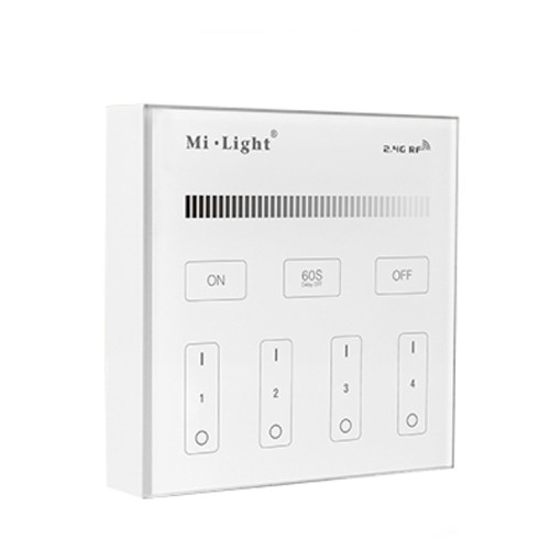 Mi-Light /  4-Zone Brightness Dimming Smart Panel Remote Controller / Wireless Control / B1