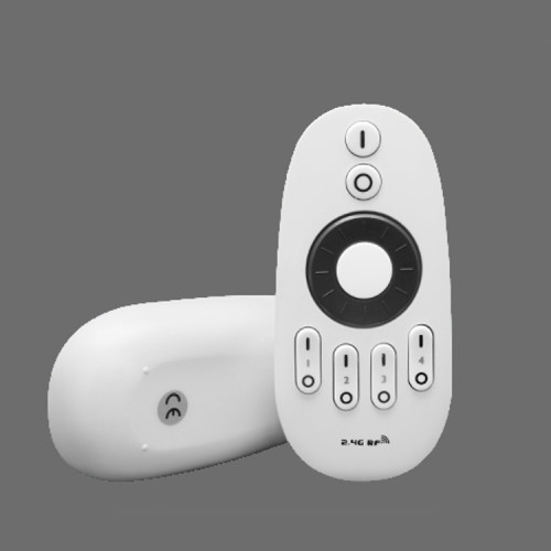 Mi-Light / 2.4GHz 4 Zone RF Rotating Wheel Remote Control /  Wireless Controler / suitable for: CCT / 4-zone individually control, dimmable and color temperature / FUT006