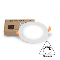 Ultraslim LED panel round to embed, D: 145mm, 12W, 880...