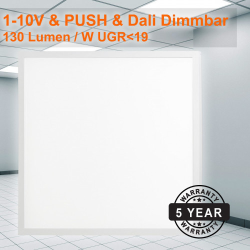 LED Panel Ultra Flat Square for installing 620x620mm, 38W, 4900 Lumen, 4000-4200K