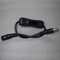 12V switch / power adapter cable switch / 5,5mm and 2,1mm...