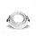 XXL mounting frame, mounting ring downlight / round, swiveling, die-cast aluminum in white, lamp diameter: 82 mm