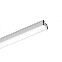 Aluminium Profil 030, KLUS PIKO B8288ANODA, eloxiert, ideal f&uuml;r max. 6 mm breite LED Streifen, 1 Meter