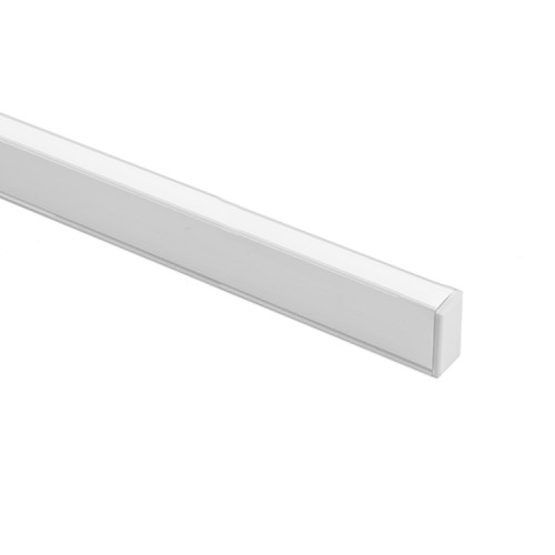 Aluminium Profil 031, KLUS LINO B8287ANODA, eloxiert, ideal für max. 6 mm breite LED Streifen, 1 Meter