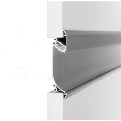 Aluminium Profil 033, KLUS OBIT - W4826ANODA, eloxiert, ideal f&uuml;r max.10 mm breite LED Streifen, geeignet f&uuml;r die Einbaumontage, 1 Meter