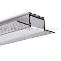 Aluminum profile 039, KOZUS - B7823NA, suitable for recessed mounting and for creating light lines in the wall and ceiling surfaces, 1 meter