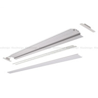 Aluminum profile 041, OPAC-30 PROFILE - B6164ANODA, ideal for 2 LED strips with 10mm width, 2 meters