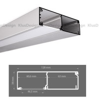 Aluminum profile KIDES KPL. - 18031ANODA, suitable for...