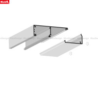 Aluminum profile KIDES KPL. - 18031ANODA, suitable for outdoor use, space for power supplies 2 meter