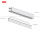 Aluminum profile IDOL KPL. 18014ANODA, space for power supplies, anodized, easy installation, lighting up and down, 1 meter