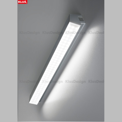 Aluminiumprofil IMET KPL. 18012ANODA, Raum f&uuml;r Netzger&auml;te, eloxiert, einfache Montage, Beleuchtung nach unten, 1 Meter