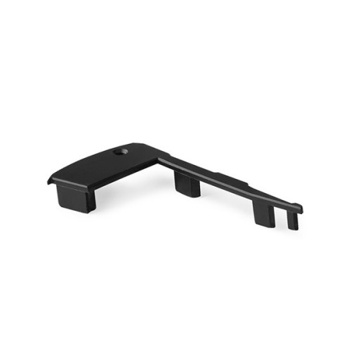 End cap Right for the aluminum step profile STEP 055, STEP-R End cap 24126.  plastic, black, right